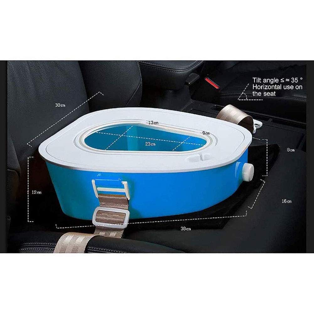 Cushion Toilette Portatile per Auto-WC Mobile di Emergenza, Vasino Portatile per Adulti/Bambini/Donna Incinta/Uomo Anziano, per Emergenza All'aperto