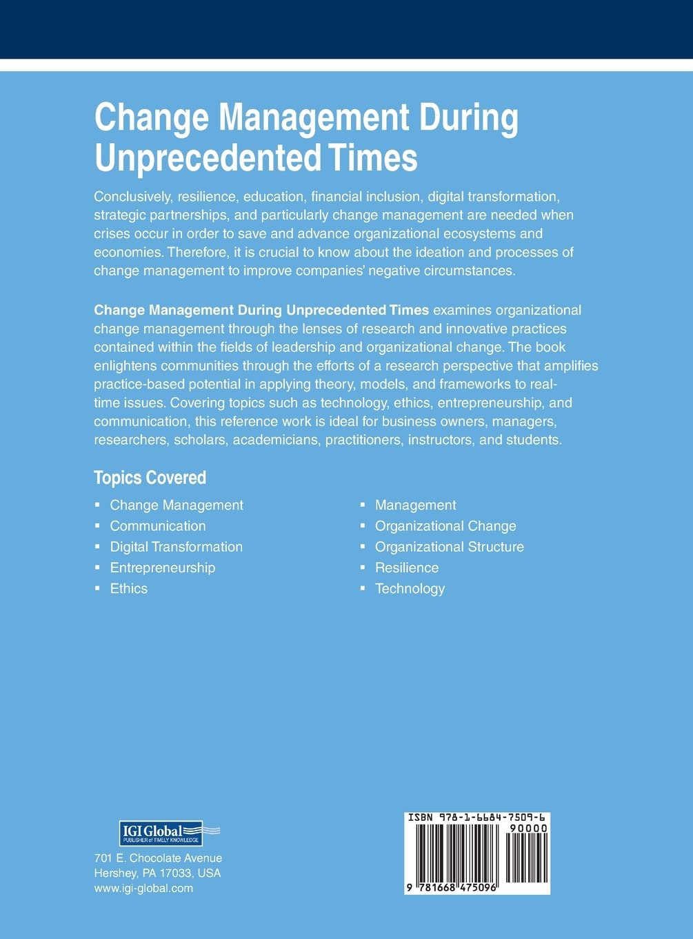 Change Management During Unprecedented Times