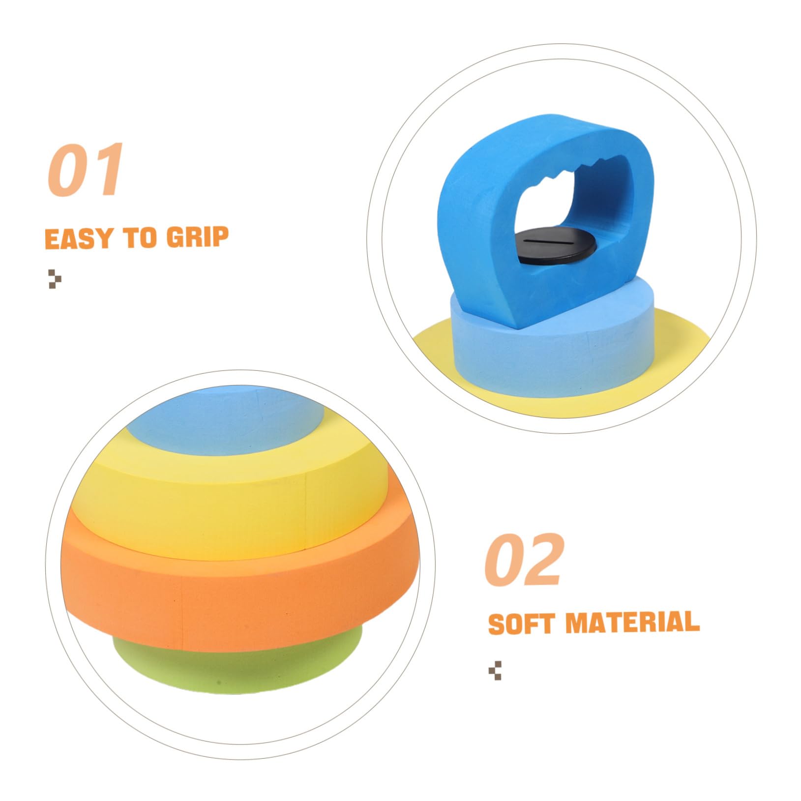 VICASKY 1 Pair Children Eva Water Dumbbell Toy Adjustable Weights For Kids Fitness And Exercise Eva Dumbbell For Kindergarten Group Games