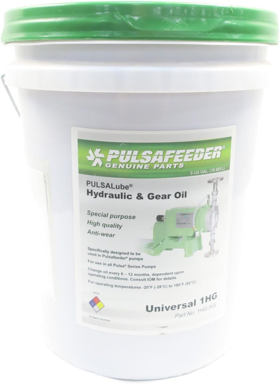 PULSAFEEDER 1HG-5GL PULSALUBE 5GAL Universal 1HG Hydraulic/Gear Oil D597483
