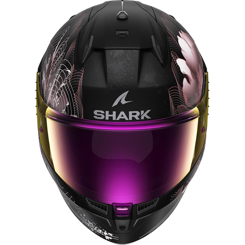 SHARK, Casco Moto Integrale D-SKWAL 3 MAYFER Black/Pink KVQ, XS