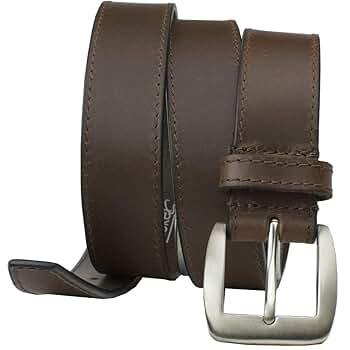 Casual Belt - Genuine Leather Belt with Certified Nickel