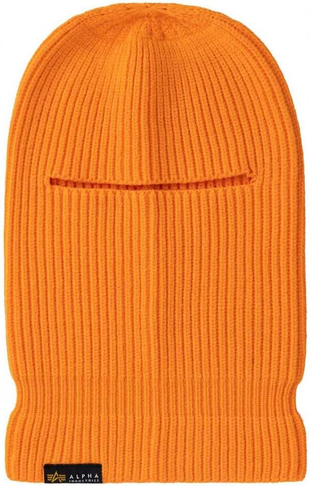 Alpha Industries Mens Label Balaclava Mütze