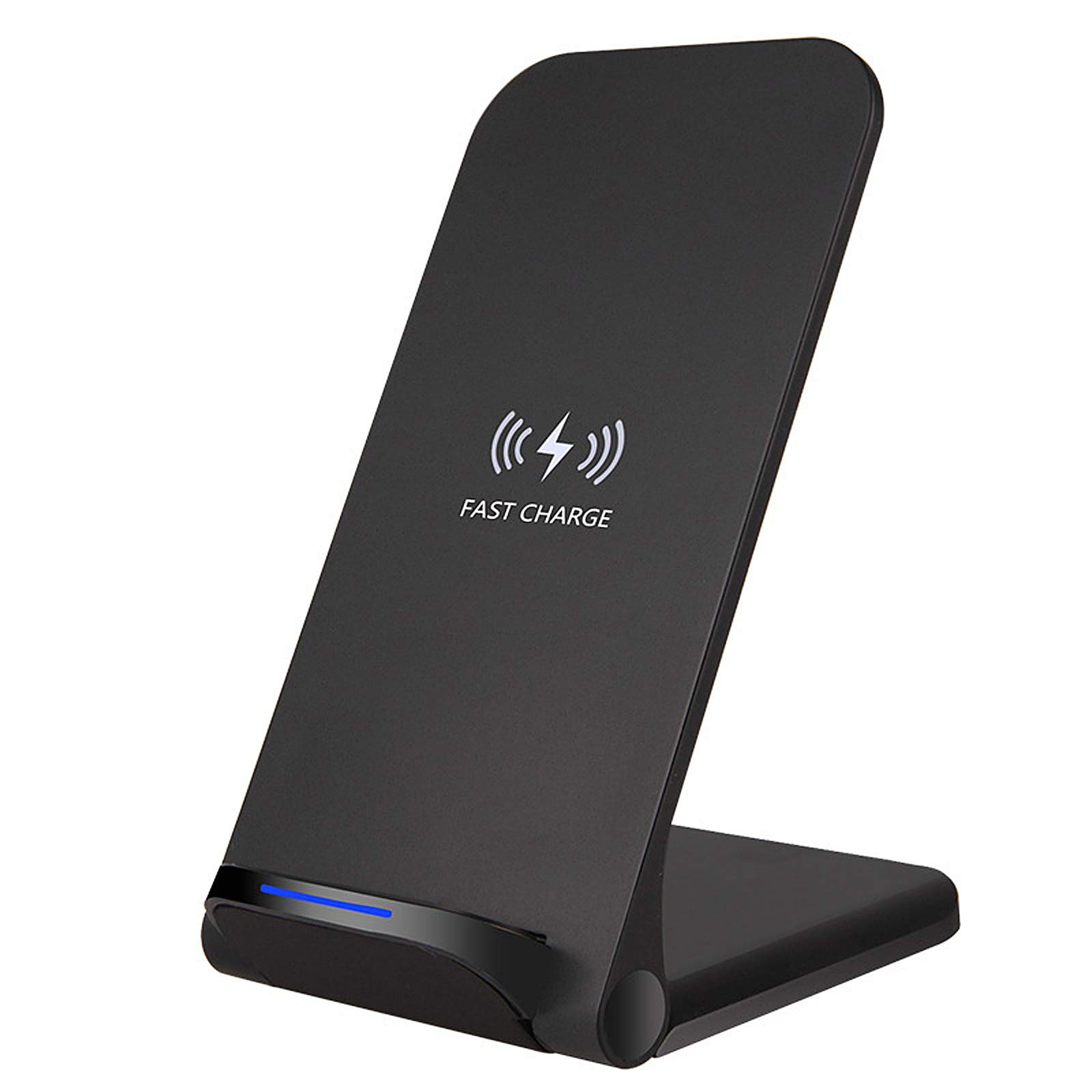 Eacam 15W Wireless Charger Vertical Wireless Fast Charging Stand Qi-enabled Replacement for iPhone 12 11 Pro Samsung S20 Plus Qi-enabled Devices Charging Pad