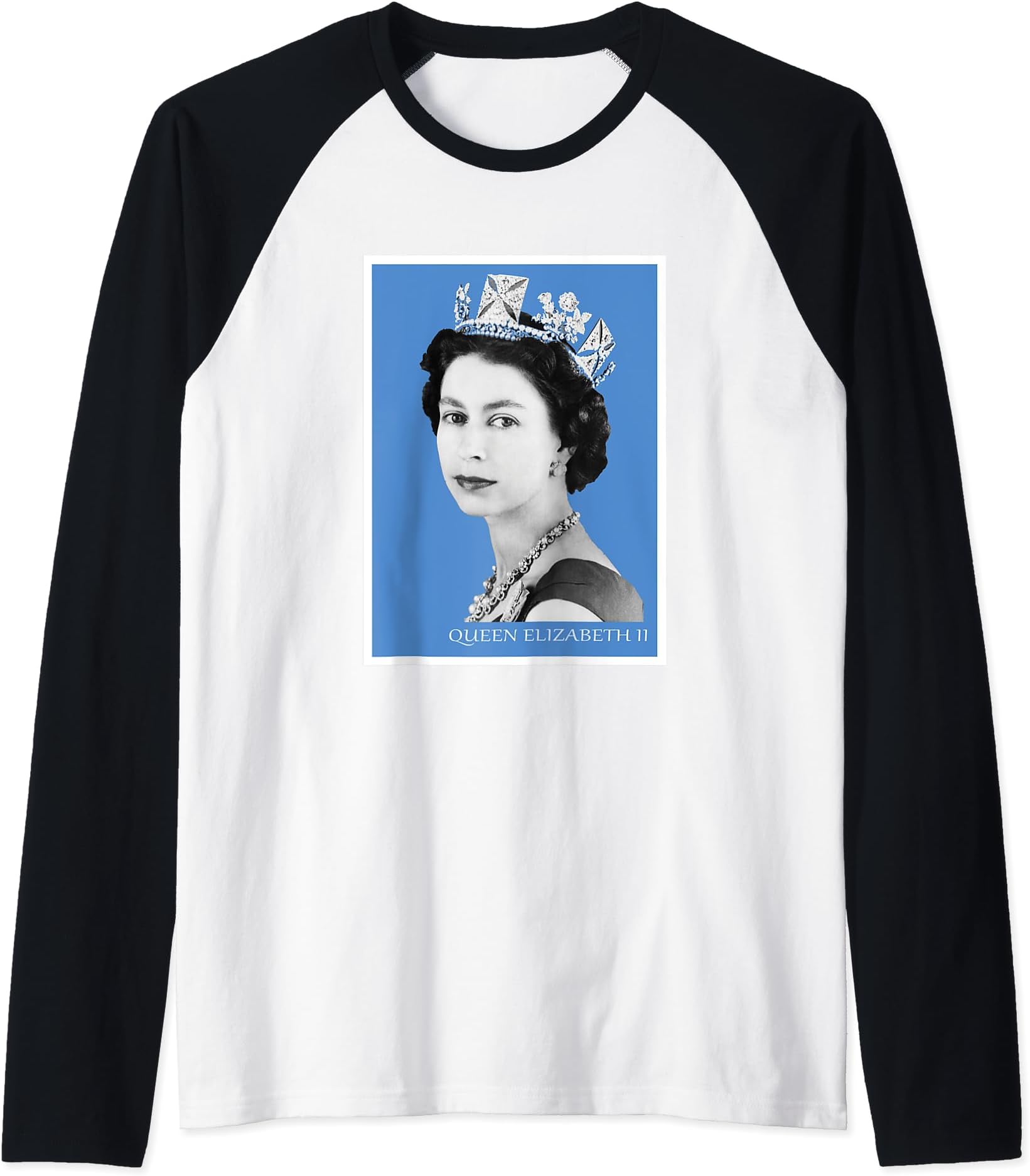 Queen Elizabeth II Raglan Baseball Tee