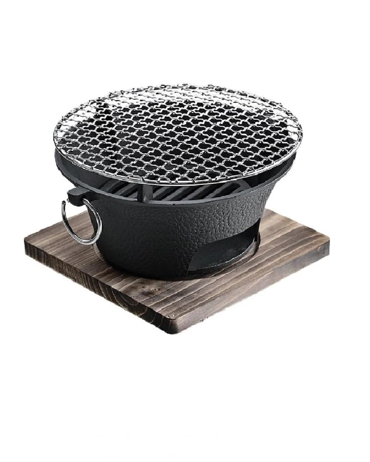 BBQ Charcoal Grill, cast iron charcoal grill,Mini Charcoal Grill, | Camping Stove Portable Barbecue Stove, Stove for Indoor Outdoor Picnic BBQ Party,Home Picnic, Camping (11.02IN)-image-46