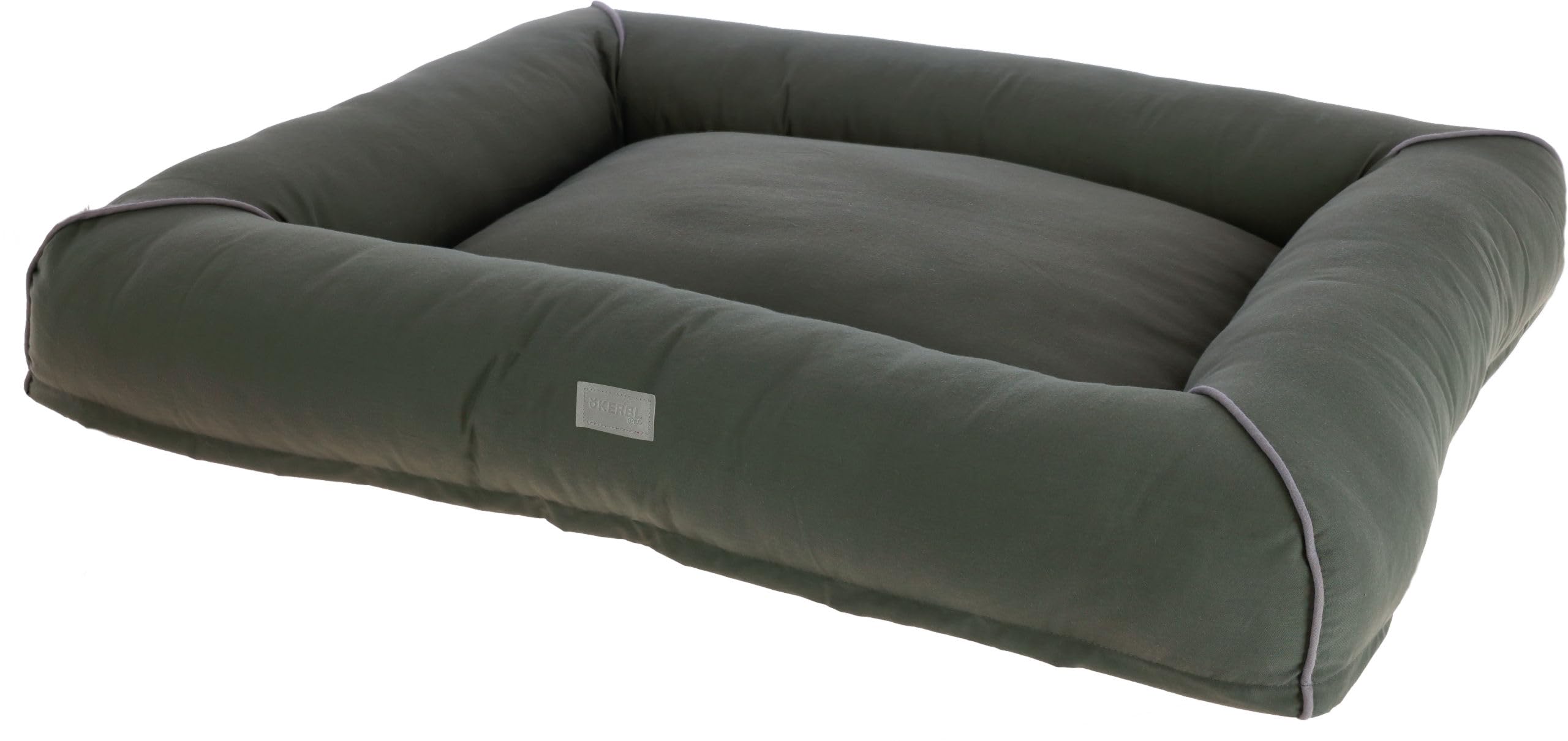 Kerbl Pet Jerome Cuddle Bed, Dark Green, 90 x 70 x 10 cm