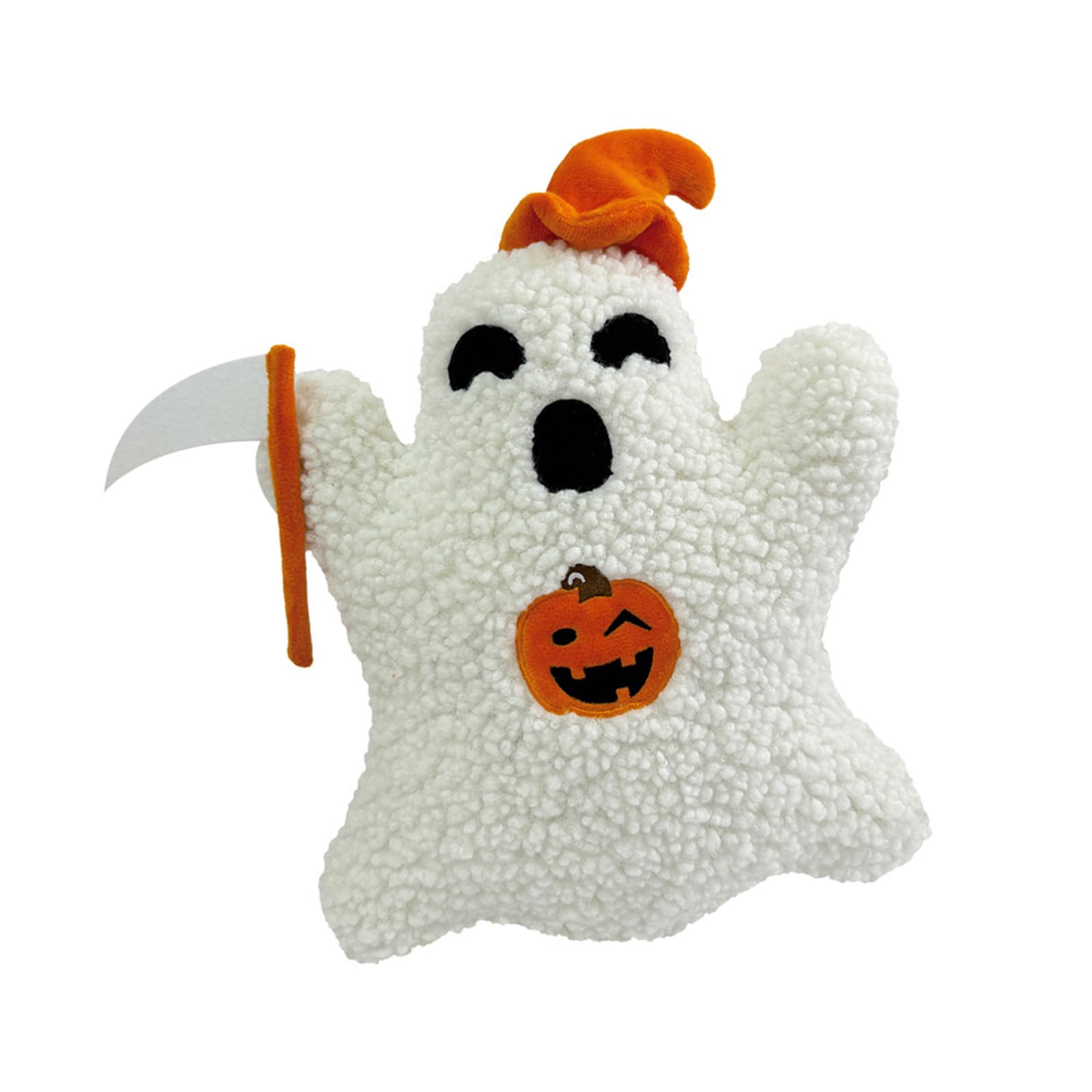 Tsophreniq Lovely Halloween Pumpkin Ghosty Plushie Soft Snuggling Toy for Kids ' Bedroom Christmas Holiday Cushion Christmas Cushion