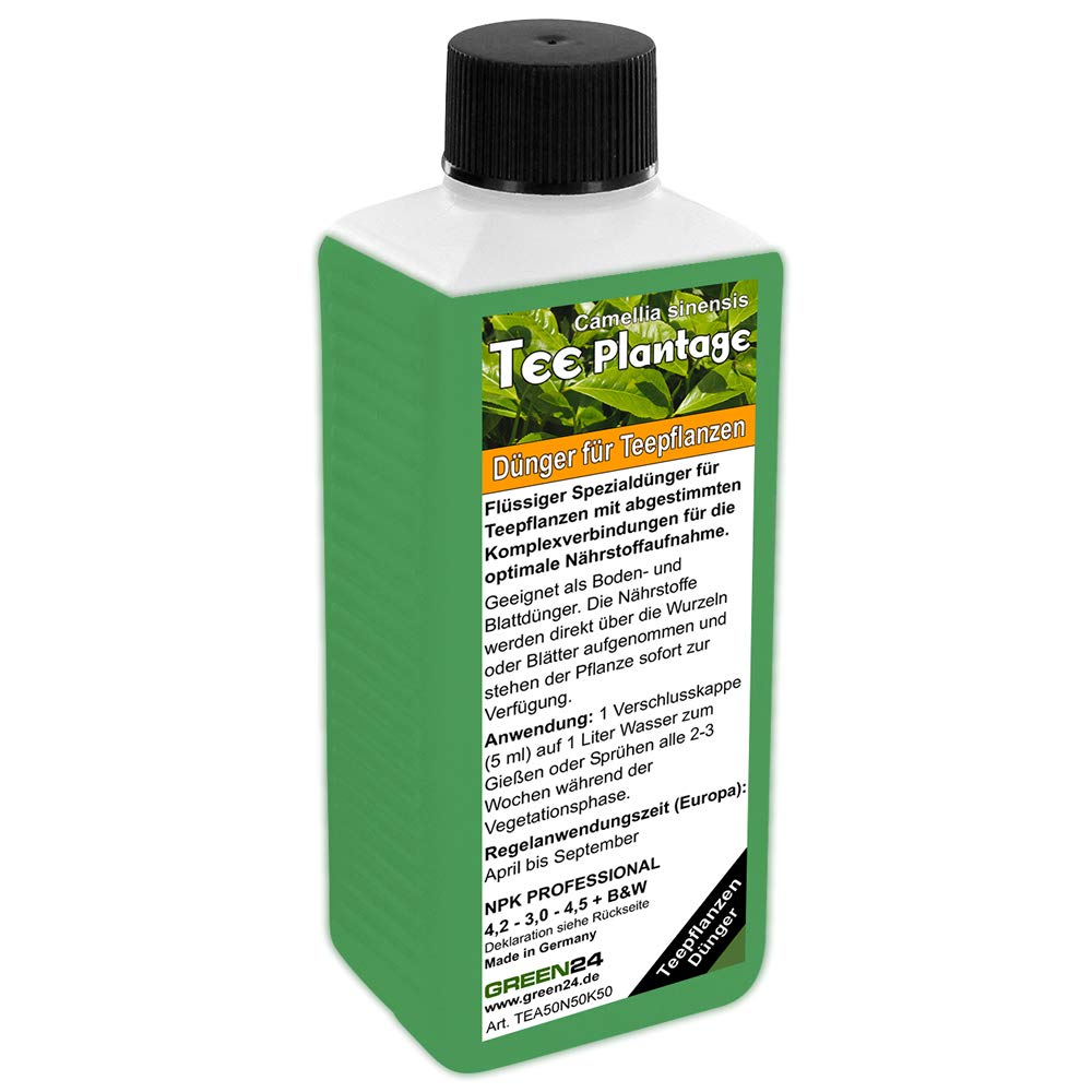 GREEN24 Teepflanzen-Dnger Tee, Camellia sinensis dngen, Premium  Flssigdnger aus der Profi Linie : Amazon.de: Garten