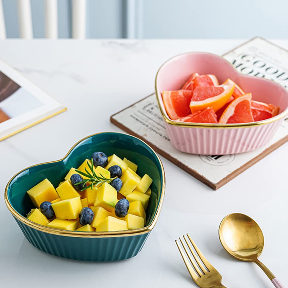 1pc Cuenco Adorable Cuenco versátil Tazón de té de la Tarde Bocadillos Postre Cuenco Cuenco de cerámica Cuencos para Servir Ensaladas Tazón de Fruta Cereal Pasta Cuenco para Mezclar