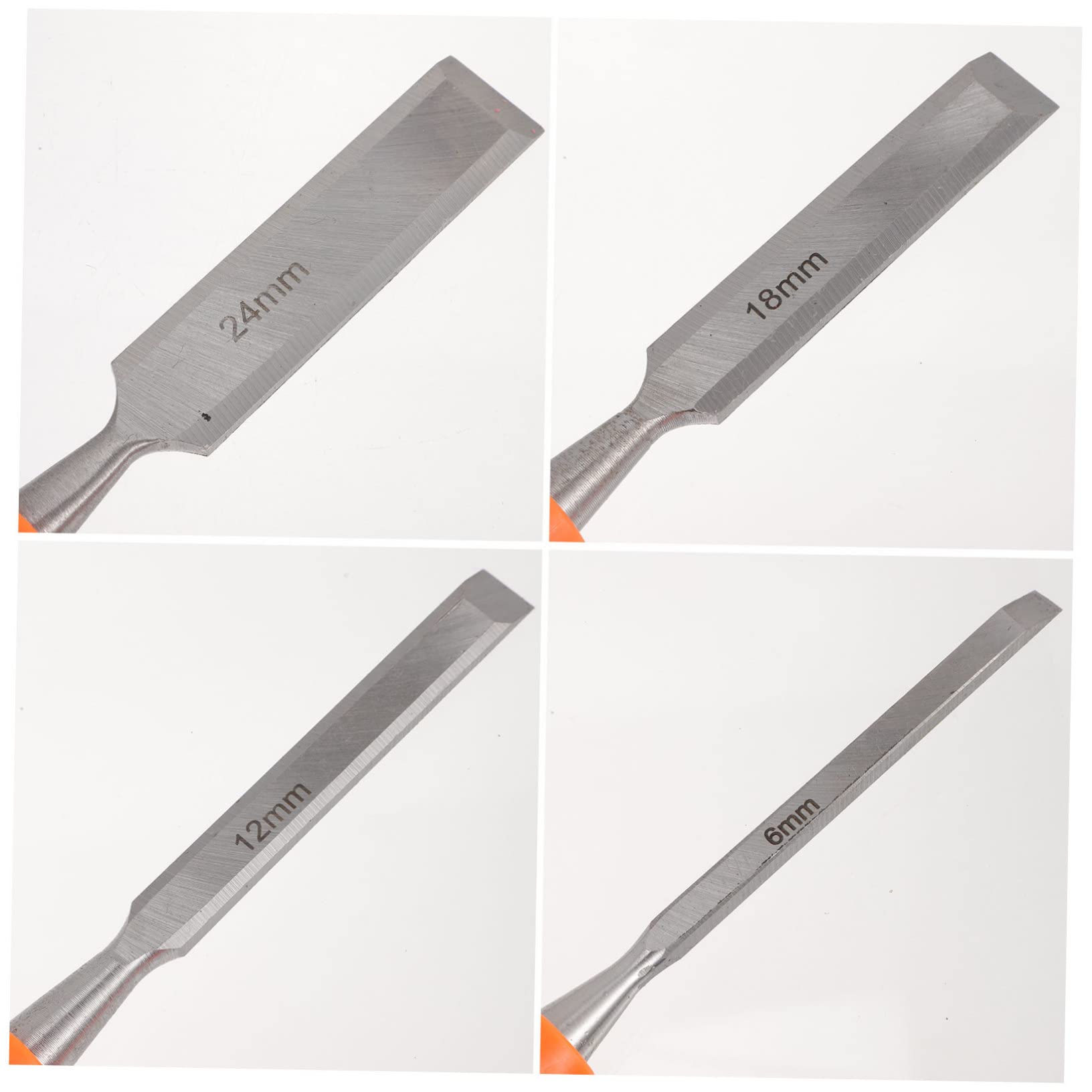 Healeved 4piezas Cinceles Profesionales Para Tallar Herramientas De Tallado De Cinceles De Mano Para Grabar y Esculpir De De Material Manualidades De Carpintería