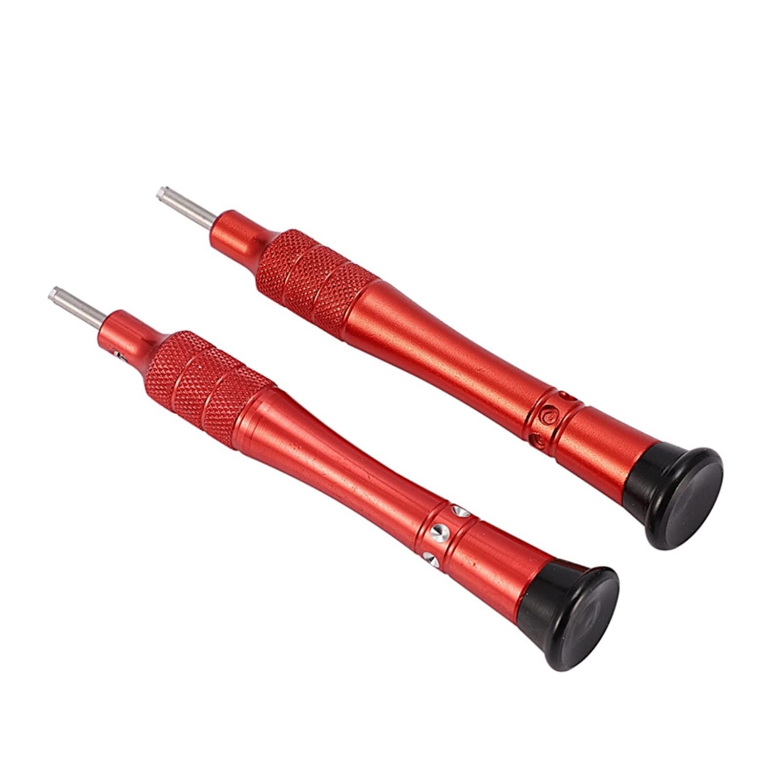 2 Paar 4 Zinken 5 Zinken 2,75 mm Klingen Präzisionskompatibel mit RM-Schraubendreher, rotes und silbernes Uhrenreparatur-Werkzeugset (L)