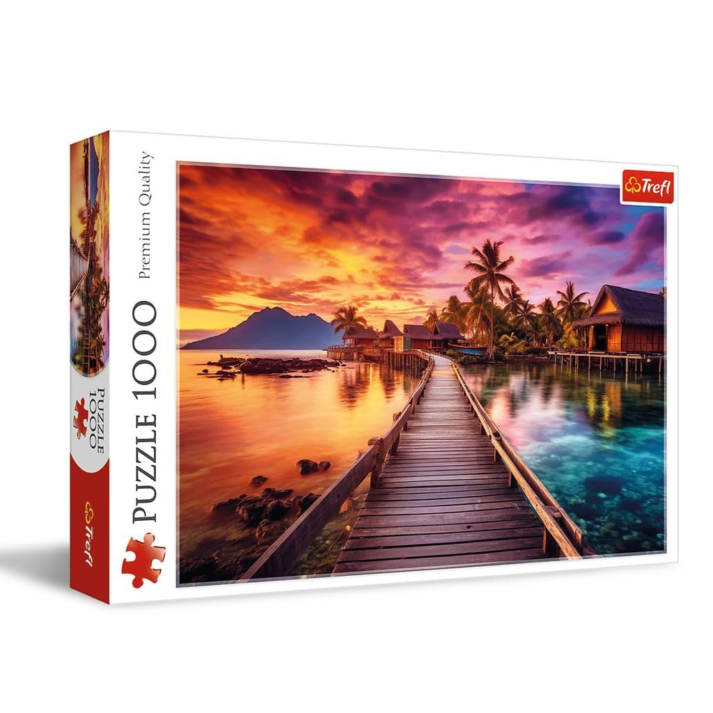 Trefl Tropical Paradise 1000 Pieces Tea, Creative Entertainment, Classic Puzzle for Adults and Children from 14 Years, Multicoloured, 10928