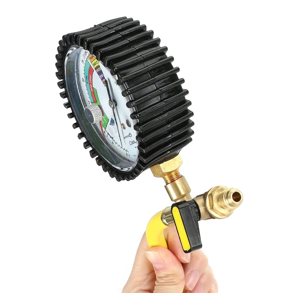 Tester Pressione Azoto CARMOTTER - Manometro Per Condizionatori, Auto E Sistemi Refrigerazione - Foto 6