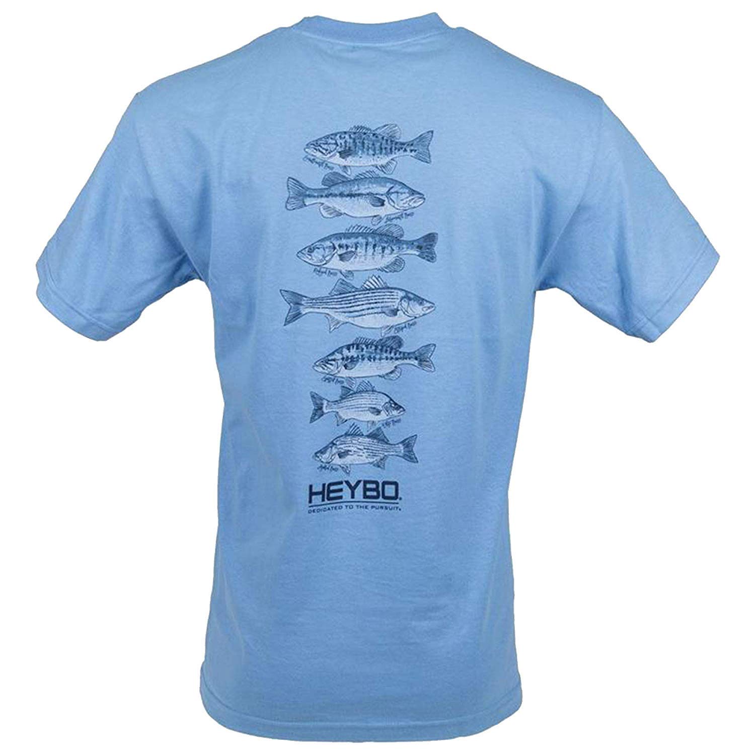 Heybo Sea Creatures Fishing T-Shirt - Graphic Tee For Fishermen & Women | Freshwater & Saltwater Fishing Shirt