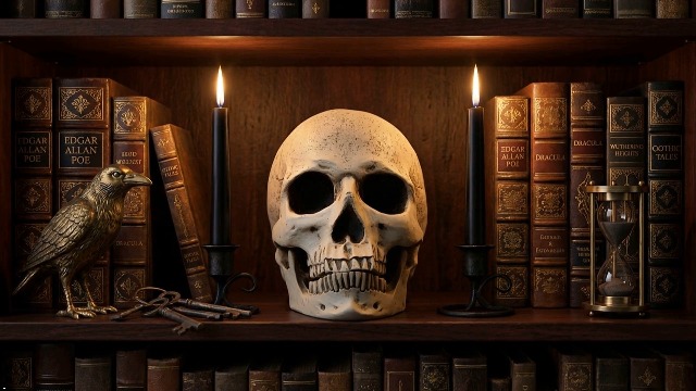 Estatua de Calavera Humana de Resina Realista 7.09 in miniatura 7