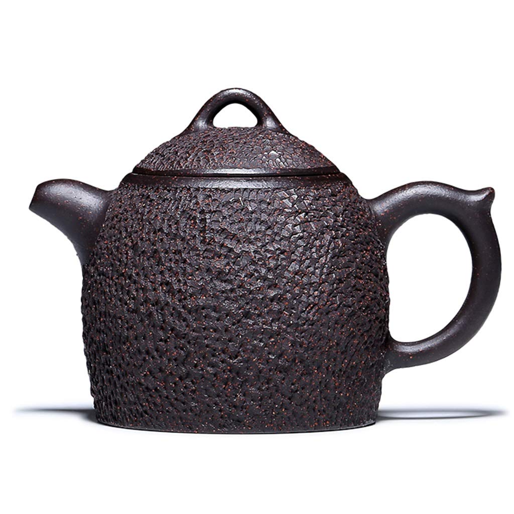 Purple Sand Teapot Black Cinnabar Tea Pot Chinese Kung Fu Tea Set Exquisite Gifts For Friends (Color : Black, Size : 160ml)