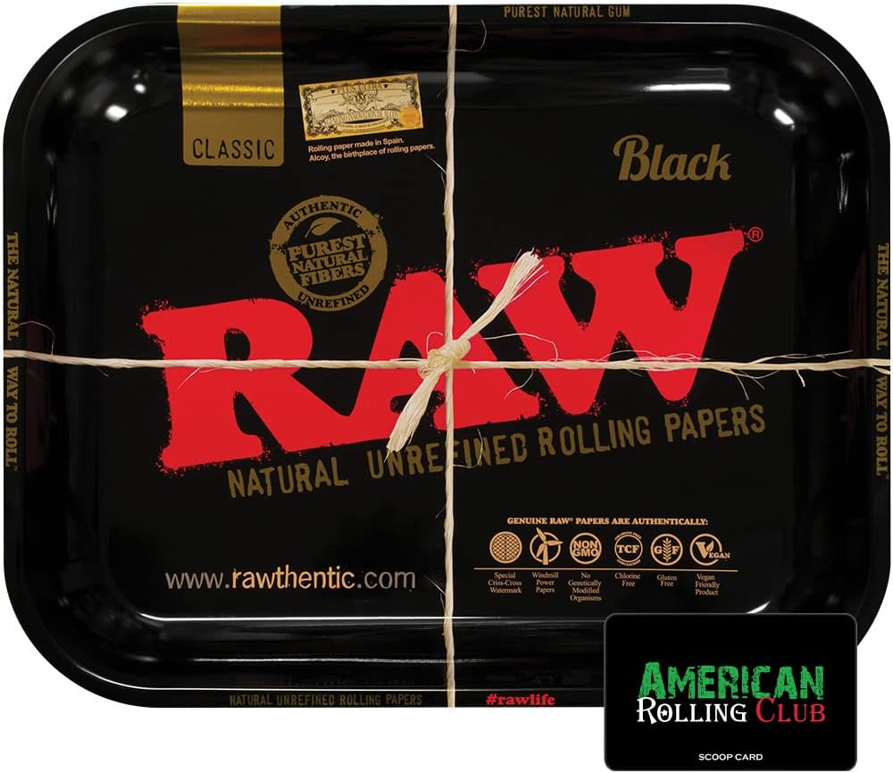 RAW Black Tray | Large | Includes ARC Scoop Card