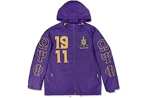 Omega Psi Phi M8 Windbreaker Jacket in Purple