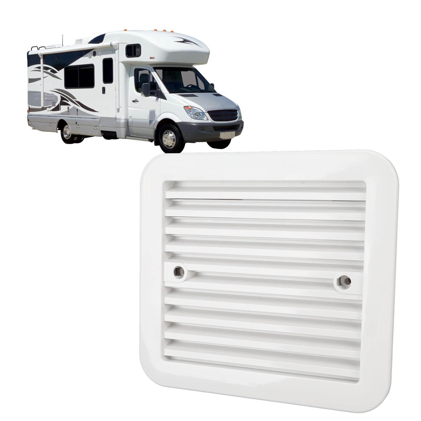 Griglia di ventilazione laterale per, Presa d'aria impermeabile per supporto ricambio d'aria, Griglia di uscita di ventilazione per versatile e resistente allo