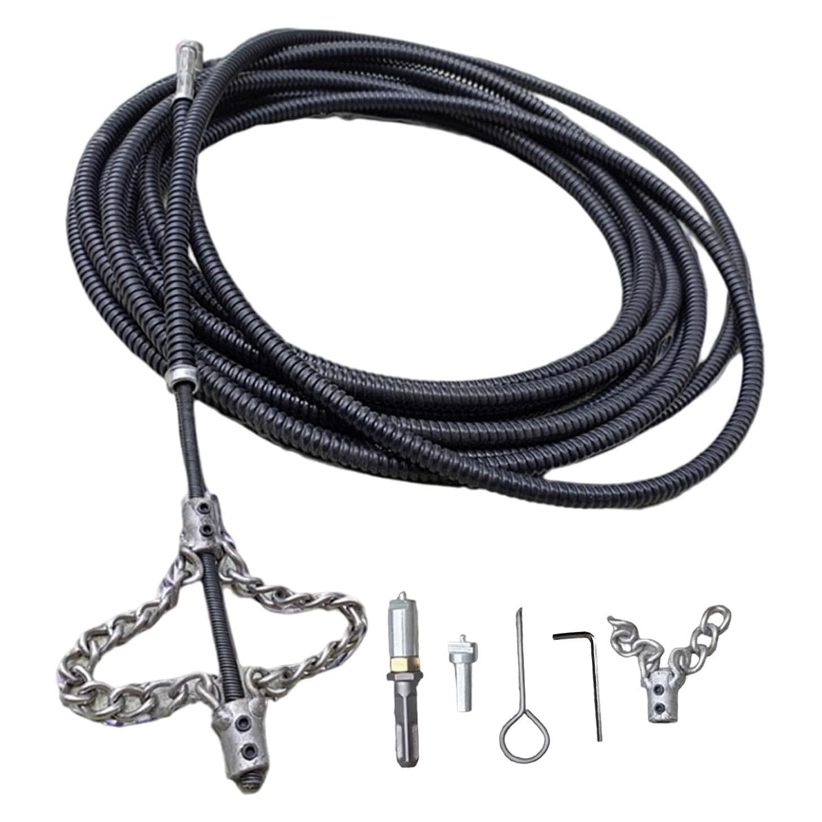 Drain Snake Tool - Strumento multifunzione per rimuovere gli intasamenti per capelli, lavandini, servizi igienici e tubi, strumento idraulico riutilizzabile per sbloccare bagno e cucina