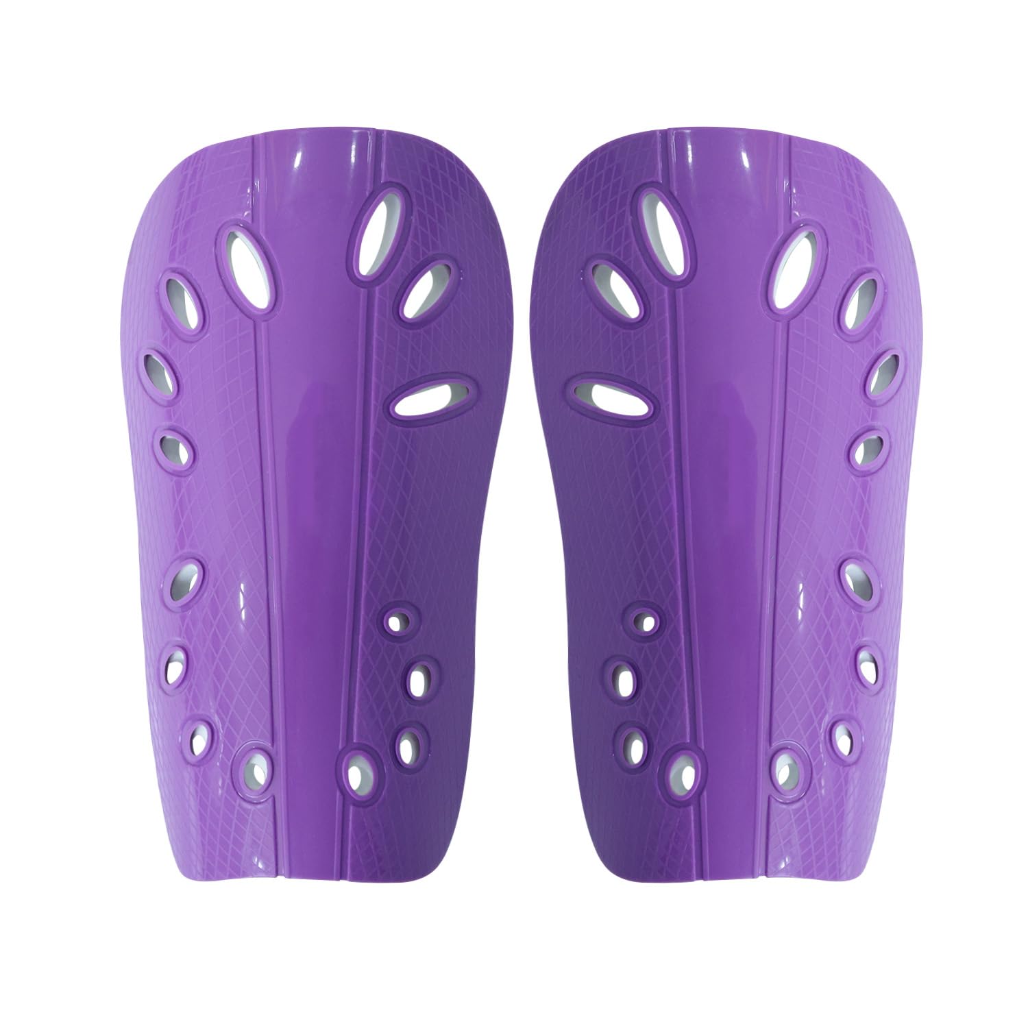 GISCO Premium Soccer Shin Guards for Youth & Adults | Lightweight Football Shin Pads | Protective Soccer Gear for Training & Matches (Purple, Medium)-image-9