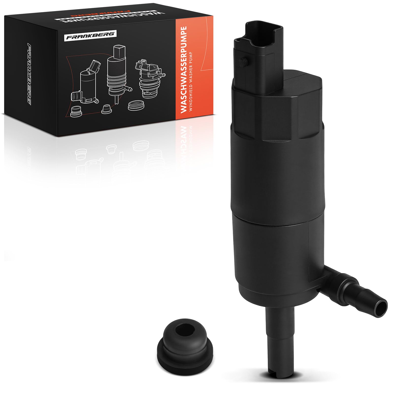Frankberg Pompe d'eau de nettoyage nettoyage des vitres Avant 4-Pôles Compatible avec 207 WD WA WC WK C3 II SC 307 3E 3B 3H C3 I FC FN C2 JM Remplacer# 9641086680