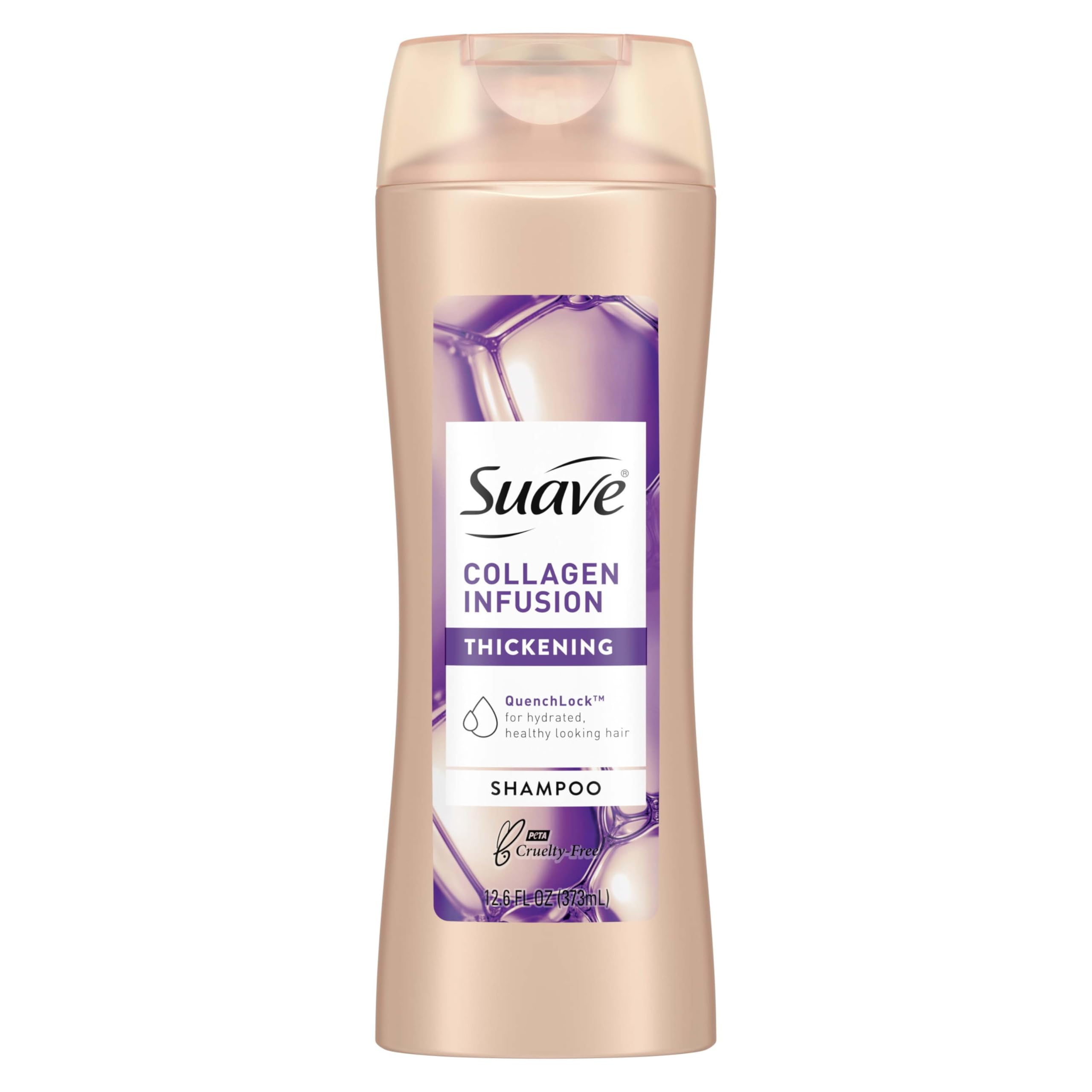 SuaveProfessionals Thickening Shampoo Collagen Infusion for Fine Hair Volumizing Shampoo 12.6 oz