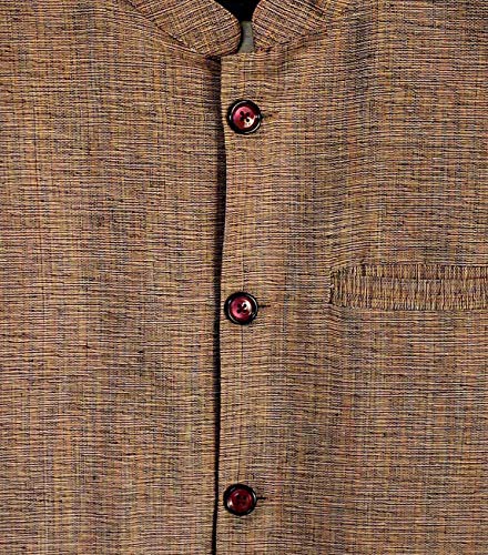 Image of LATEST CHIKAN Men's Traditional Cotton Nehru Jacket /Waistcoat,42