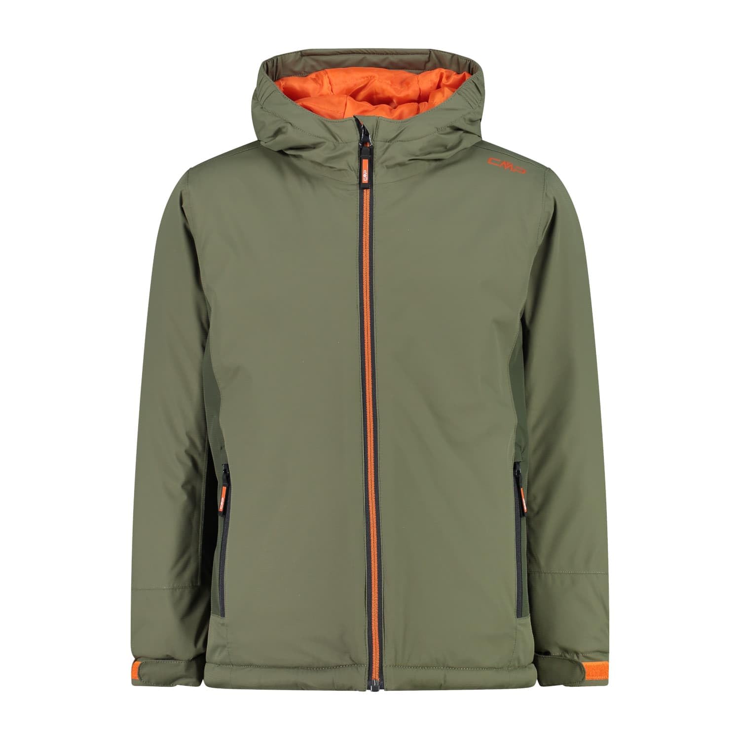 CMP - Chaqueta infantil con capucha fija, Caqui, 116