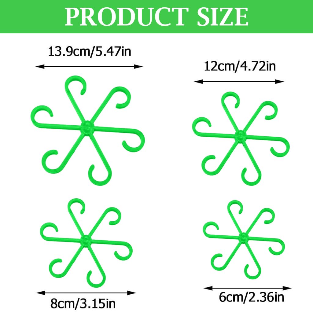 Plant Support Clips - 4 Pack for Climbing Plants -4