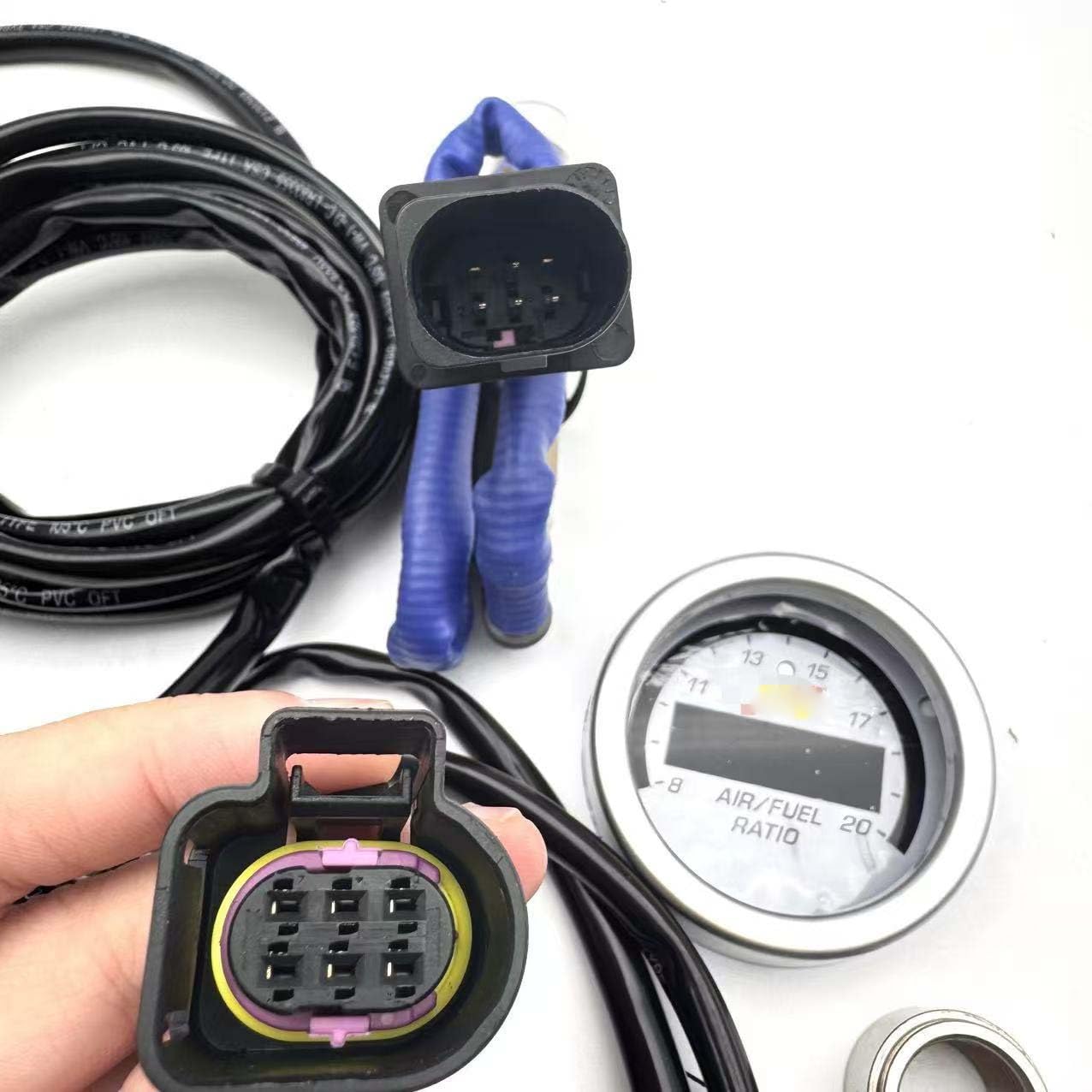 30-4110 Air Fuel Ratio Gauge 52mm with 4.9 LSU Sensor, Wideband Sensor WideBand A/F Ratio UEGO O2 Controller Gauge Kit