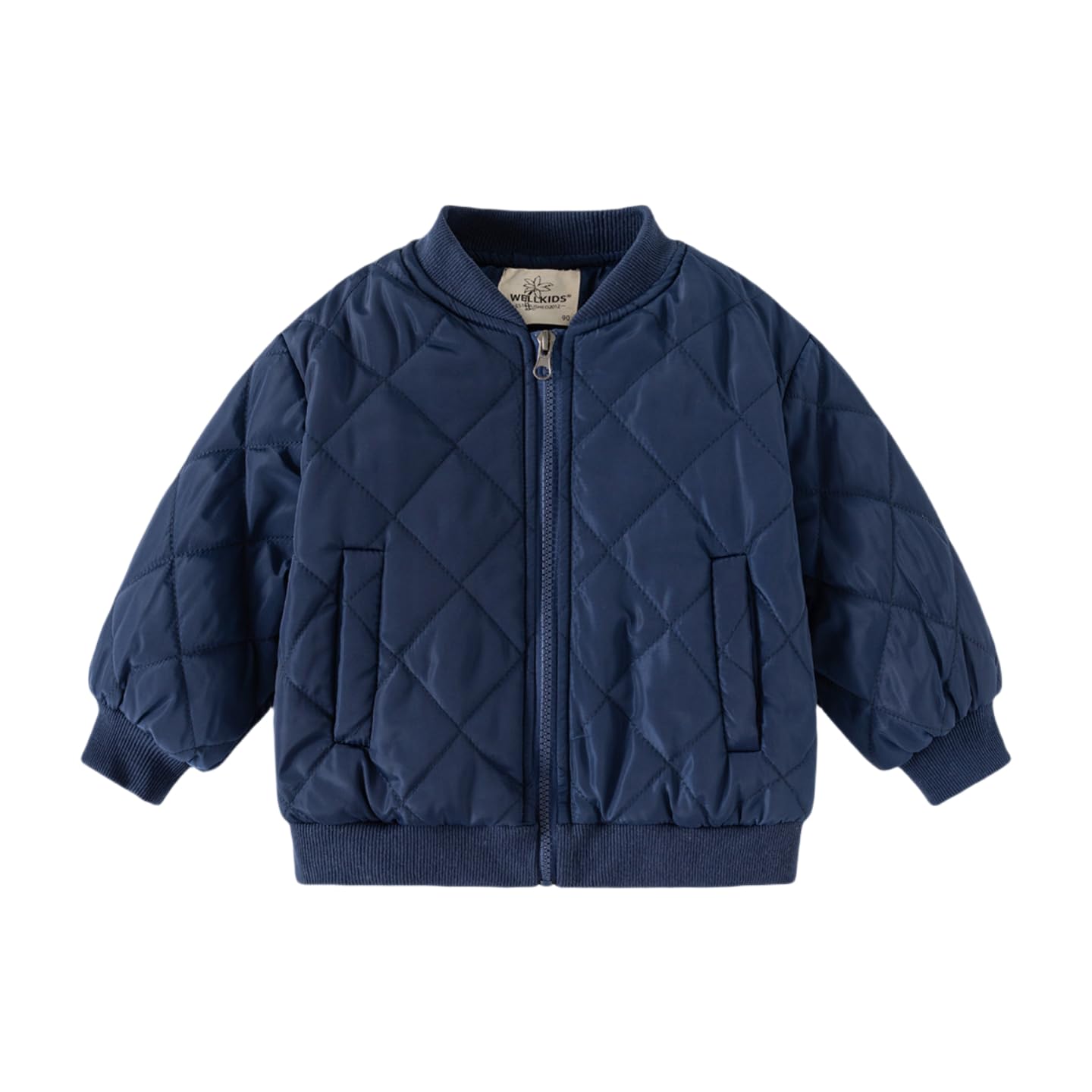 Toddler Kids Winter Fleece Warm Jacket Baby Boys Girls Autumn Winter Zip-up Lightweight Long Sleeve Clothes Coat (Navy,90/18-24 M,Unisex,Big Kid,US,Age,18 Months,24 Months)
