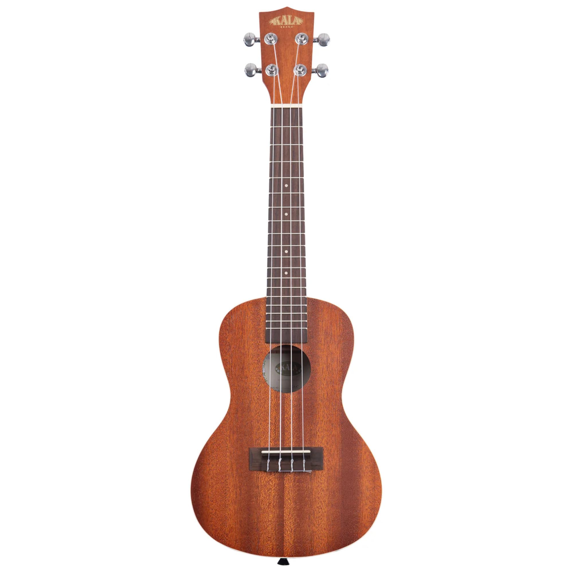 Kala Satin Mahogany Concert Ukulele - KA-C Bundle with a Tuner and Polishing Cloth - Image 4