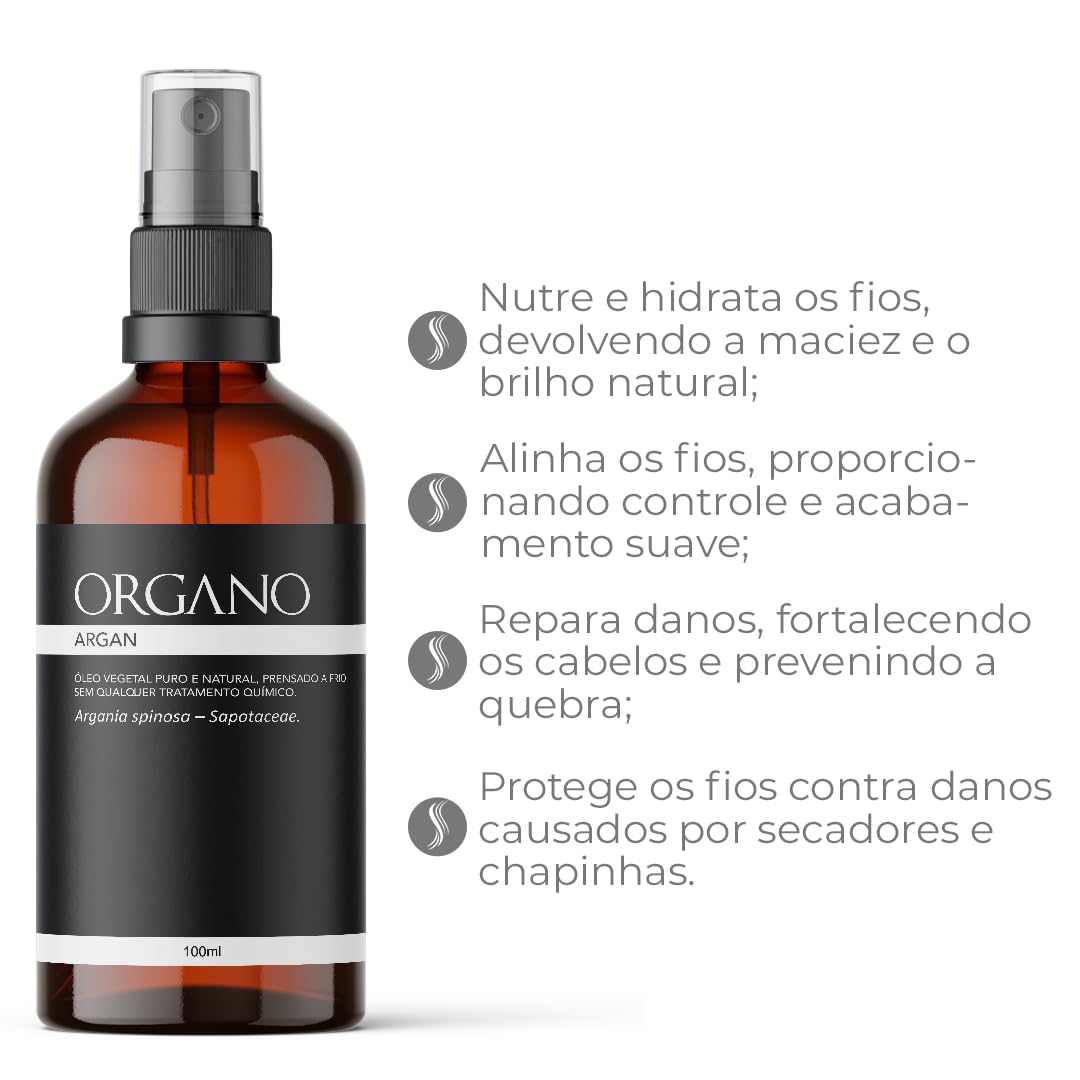 Óleo De Argan ORGANO 100% Puro E Natural - 100ml | Amazon.com.br