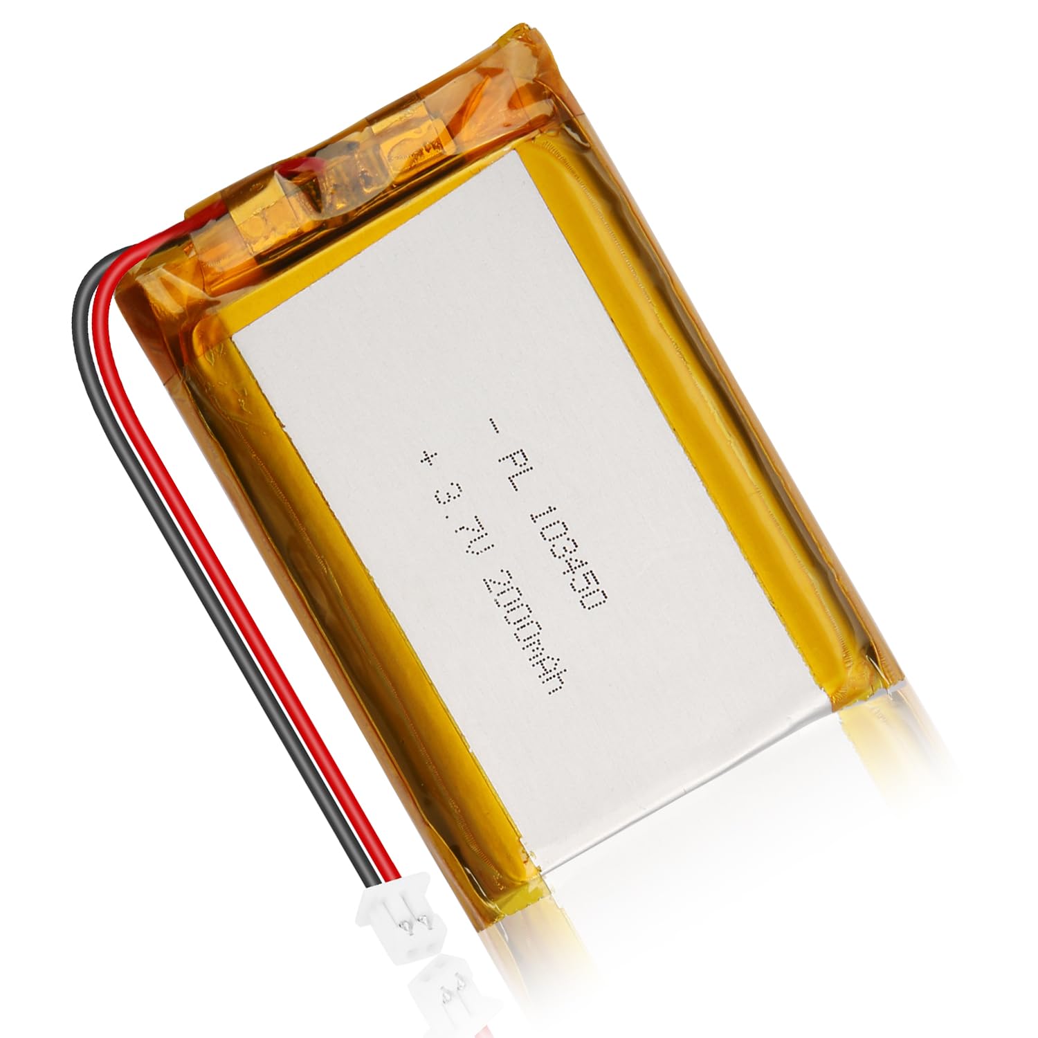 Batería LiPo 3.7V 380mAh 702030 - Batería de polímero de Litio Recargable con Placa de protección y Conector Micro JST 1.25 para Dispositivos electrónicos — view 8