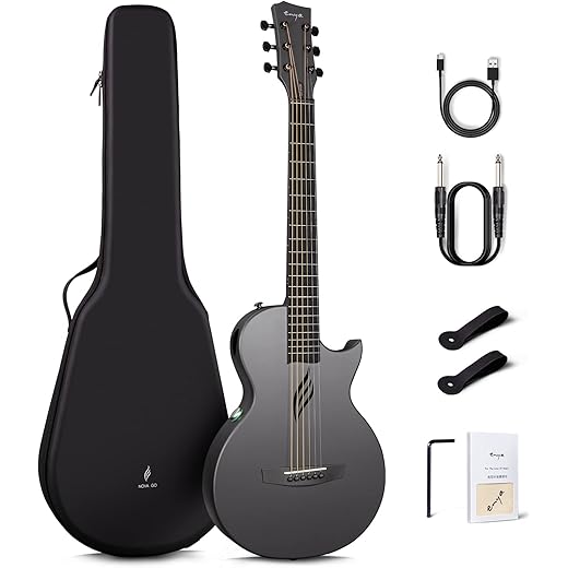 Enya Acoustic Electric Guitar Set 35