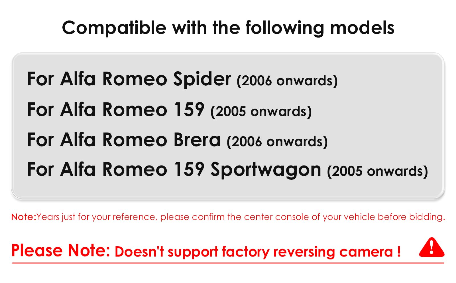 Android 14 7 pollici Autoradio per Alfa Romeo 159 e Spider 4 core 2 GB e 32 GB di memoria, supporta auto wireless carplay/Android, volante WLAN/4G, AM/FM
