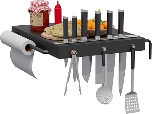 SafBbcue Repuesto de estante lateral para parrilla de ahumador de flujo inverso de Oklahoma Joe's Longhorn OffsetReverse Flow con soporte para