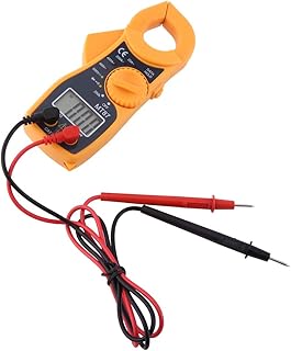 Digital Clamp Multimeter, AC DC Voltmeter Ammeter Ohmmeter Volt Tester with LCD Display, Ohm Volt Amp Multi Tester for Voltage Current Resistance Tester