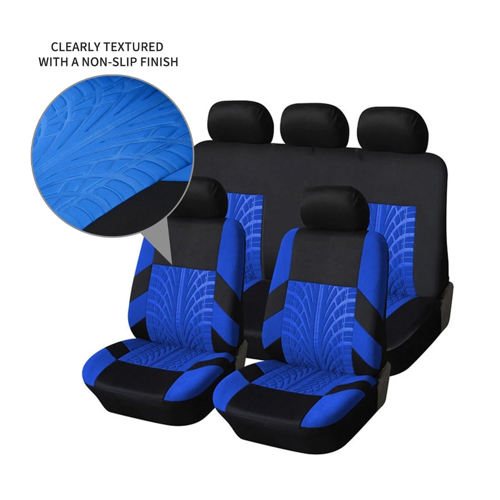 Voiture Ensembles Housses Siège pour Renault Clio 6 (2025 2026) Hatchback,Universel 5 Pièces Imperméable Avant Arrière Confortable AntidéRapant