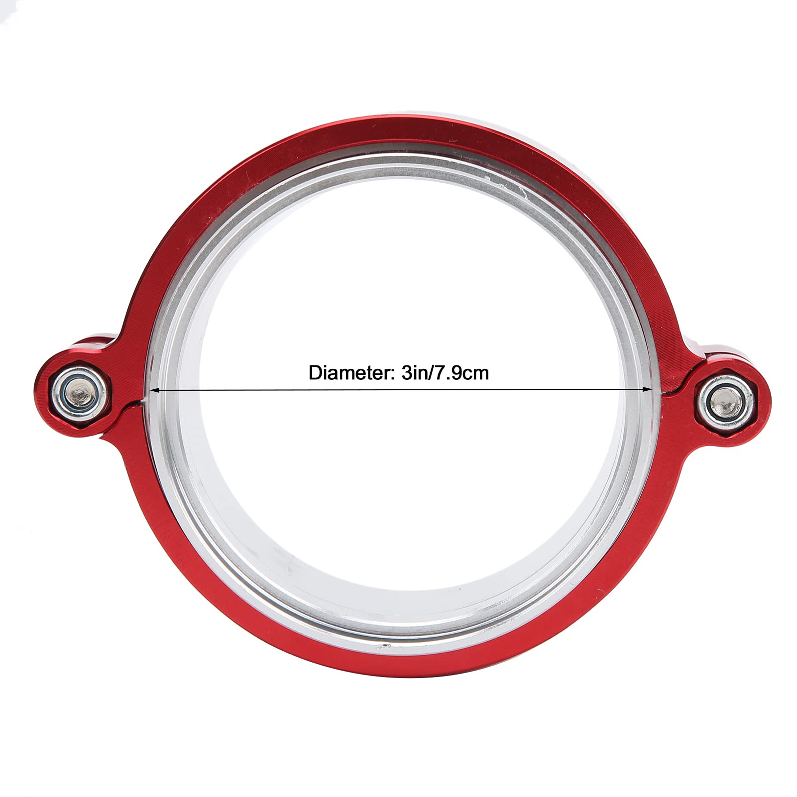 Morsetto di aspirazione turbo HD V Band Lega di alluminio Connessione senza perdite ad alte prestazioni per veicoli automobilistici e turbocompressi Tubi intercooler 3 pollici