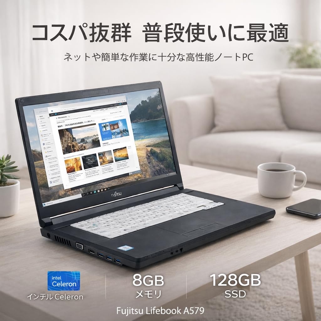 富士通ノートPCi5/13.3型/メモリ8GB/SSD128GB /Win11 Amazon.co.jp: 富士通 ノートパソコン Fujitsu Lifebook A579