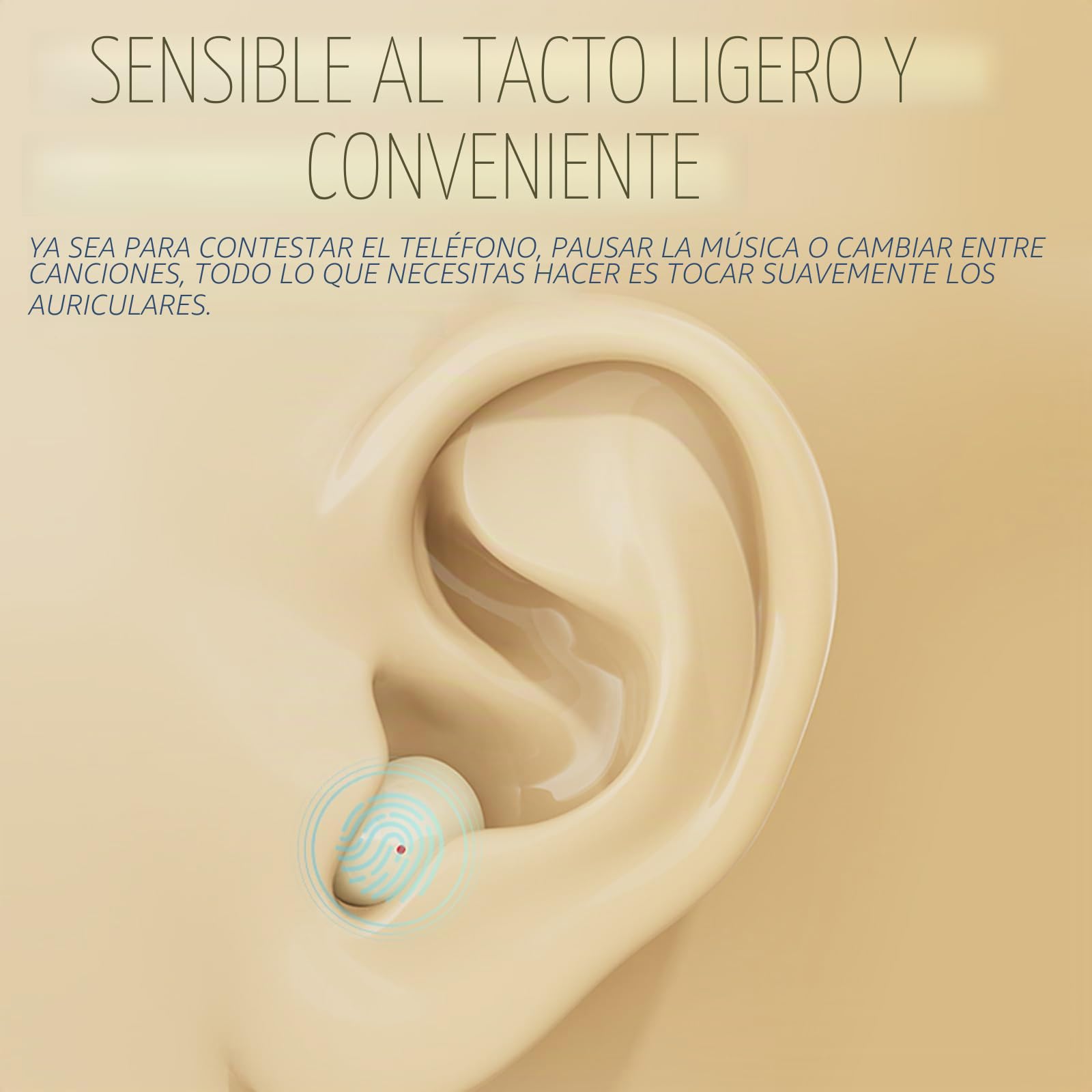 Xmenha Mini invisibles más pequeñosauricular Bluetooth in-ear auriculares inalámbricos para dormir en la oreja