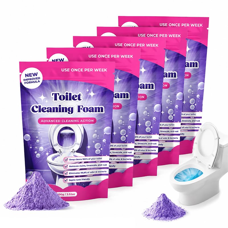 Fizzclean Wc-Reiniger Fizzclean Toilettenschaum Toilet Cleaning Foam Mühelos Sauber Schäumender WC-Reiniger für Eine Strahlend Reine Toilette (3 pieces)