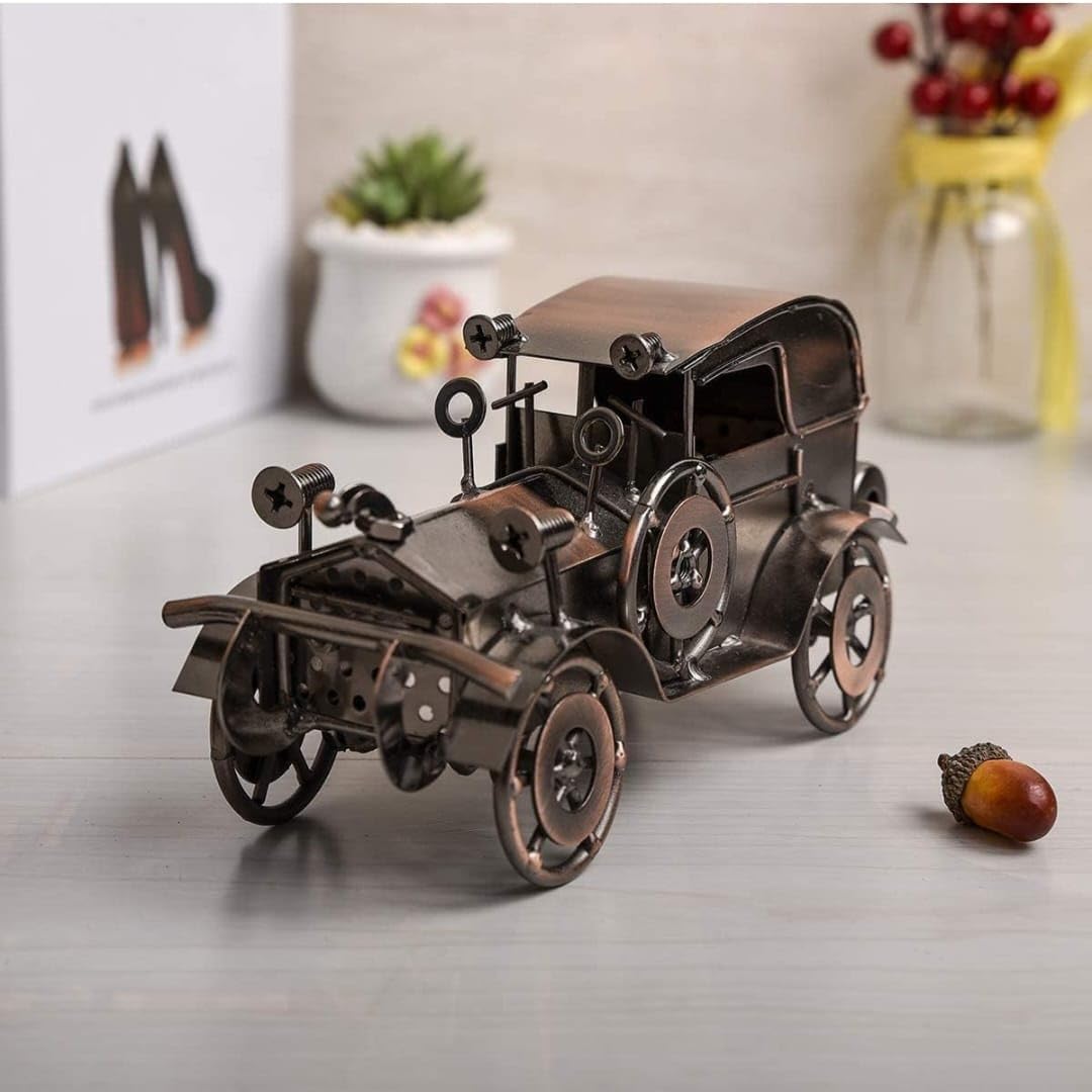 ViaAfsar Metal Antique Vintage Car Model Handcrafted Collections Collectible Vehicle Toys for Bar or Home Decor Decoration Great BirthdayÃ‚ Gift Bronze Classic Car Model, Large (B0D9S498NL) Amazon Price History, Amazon Price Tracker