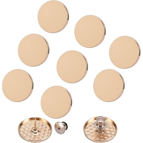 Extra Buttons with Exquisite Gold Button Covers