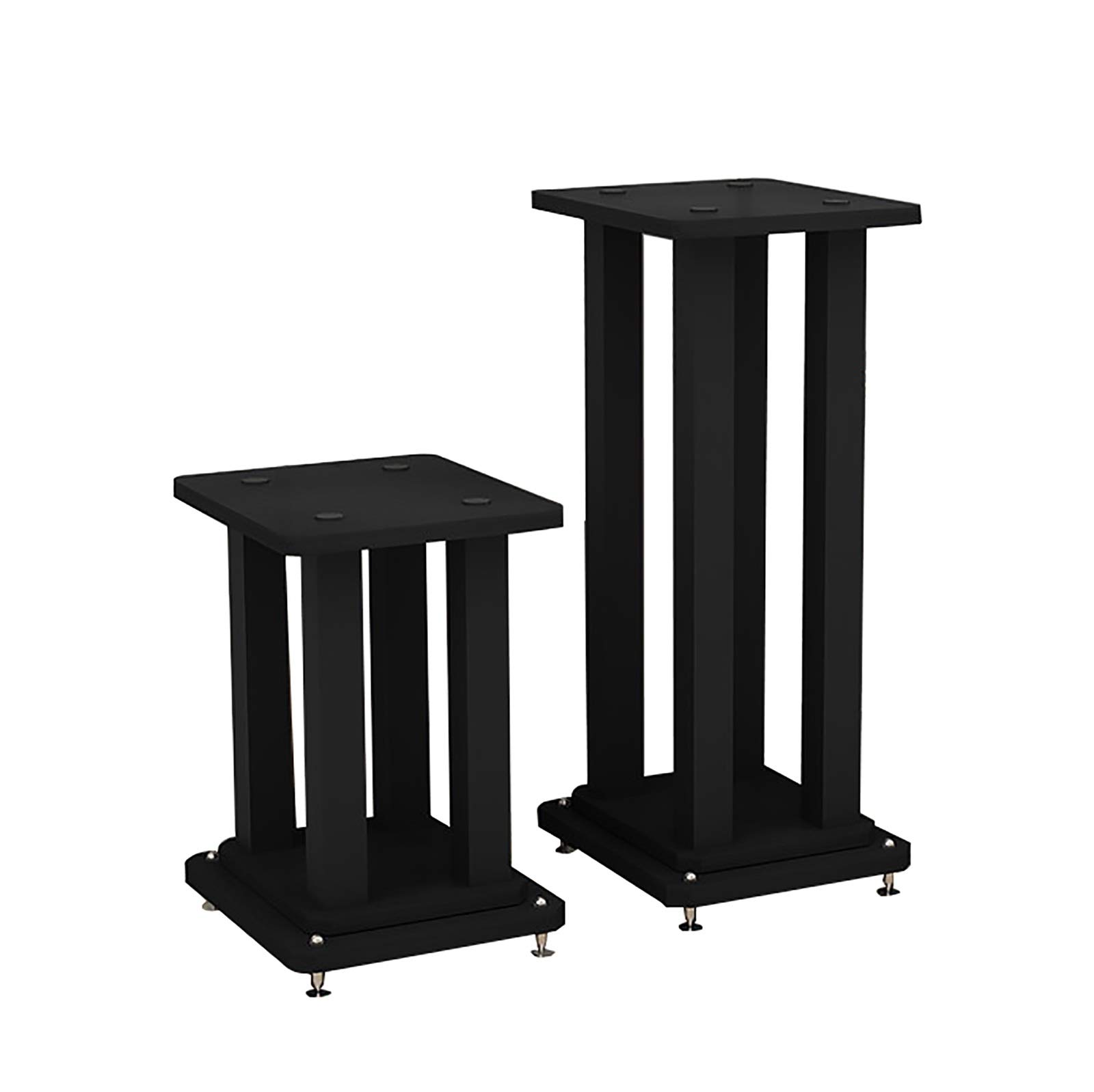 Pieds d'Enceintes 2 Supports d'enceintes universels, Hauteur du Support de 7,8 à 31,4 Pouces en Option, utilisez Un Panneau de densité MDF pour réduire efficacement Le Bruit (Taille : 80 cm)