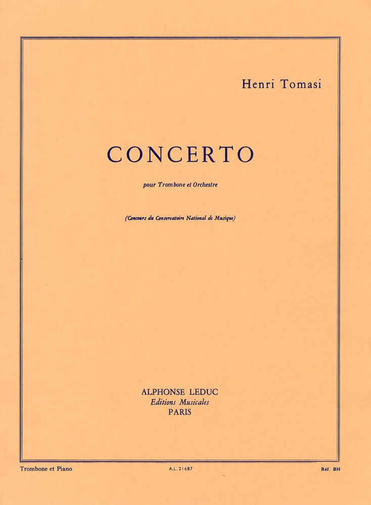 トマジ: トロンボーン協奏曲/ルデュック社/ピアノ伴奏付ソロ | - |本