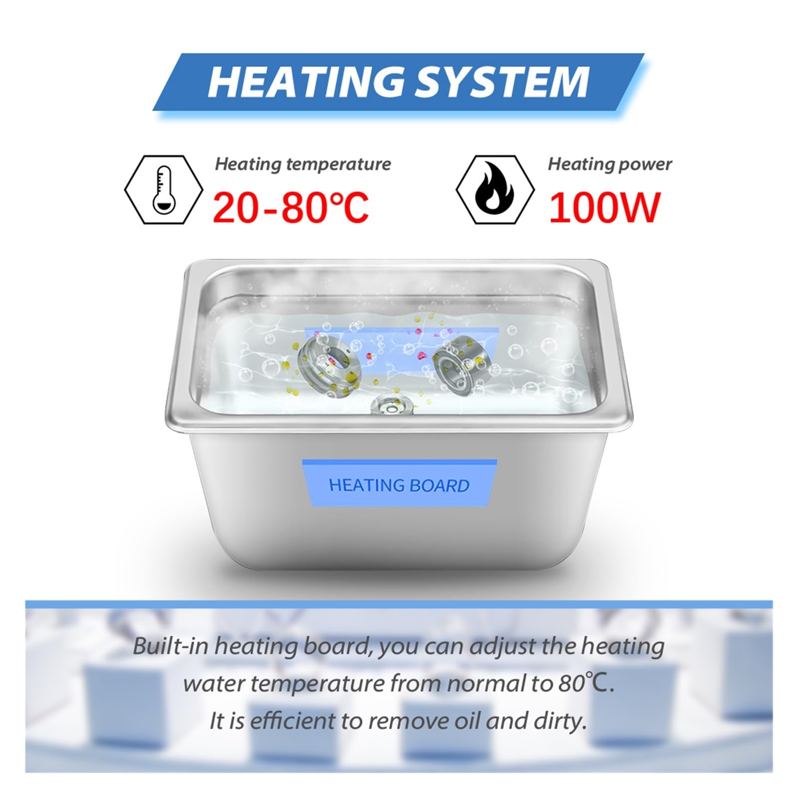 Limpiador ultrasónico, Máquina De Limpieza Ultrasónica, Cesta Baño Limpiador Desgasificador Dígitos 3L Con Temporizador Calefacción para limpiar joyas